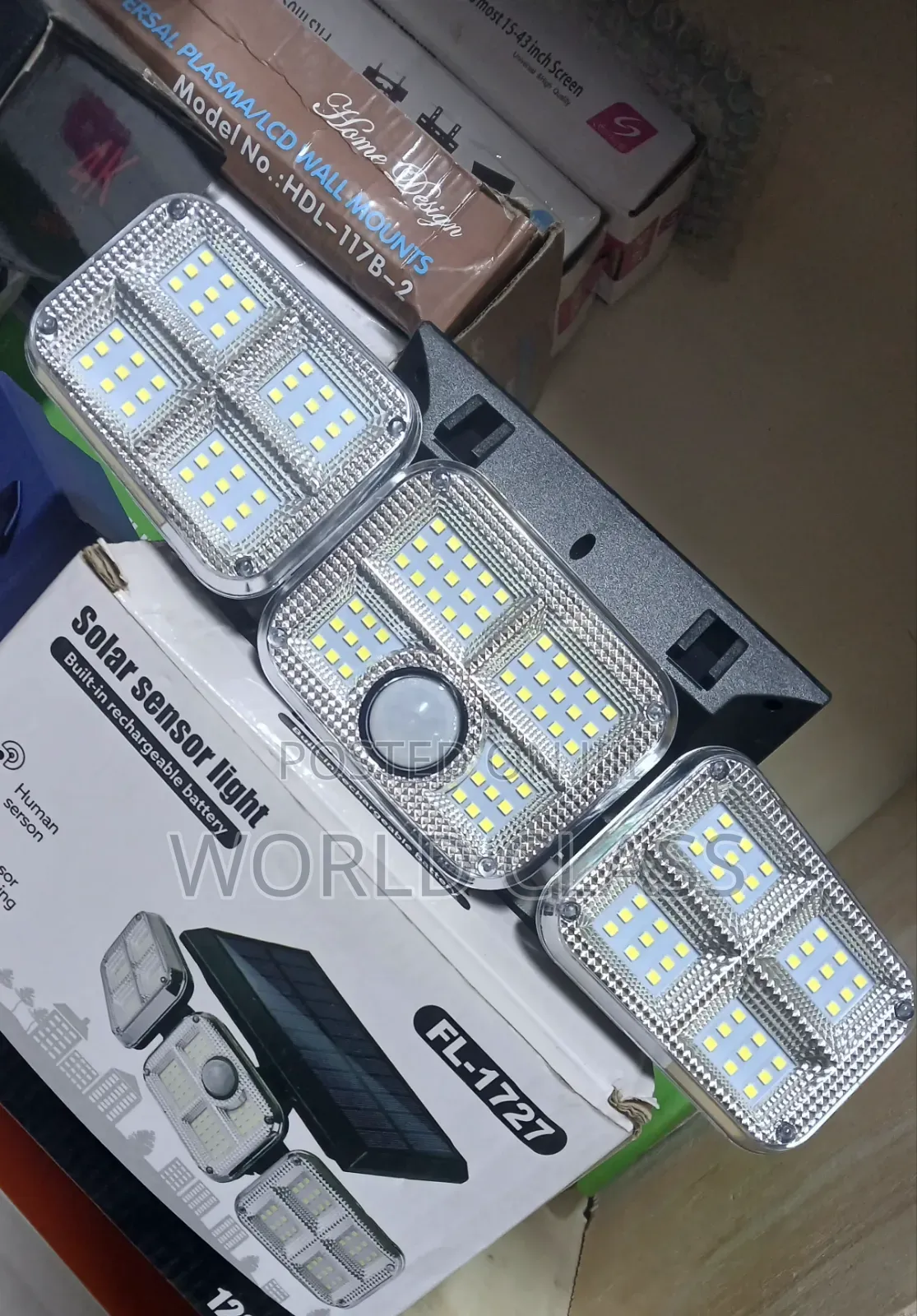120 LED Solar-Powered Motion Sensor Security