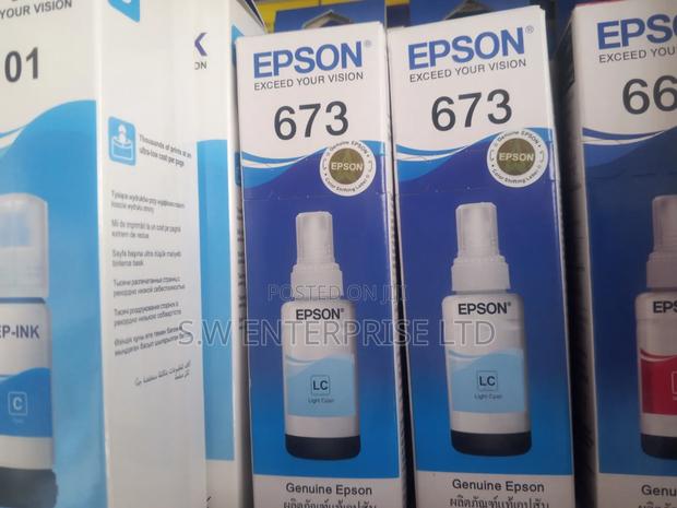 70Ml-Epson 673 Light Cyan Genuine Ink Bottle