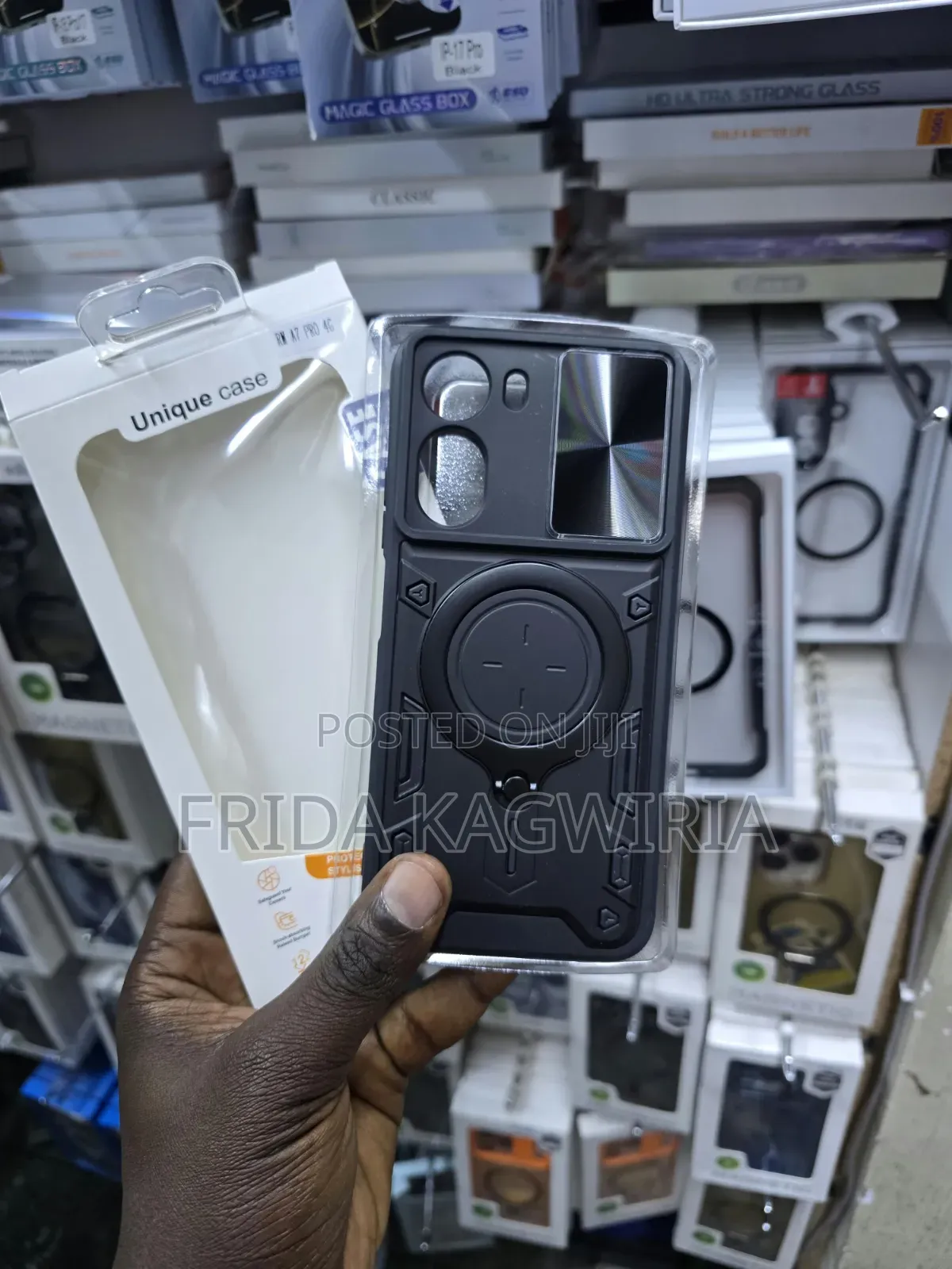 Redmi A7 Pro Hard Cover With Magnetic Stand