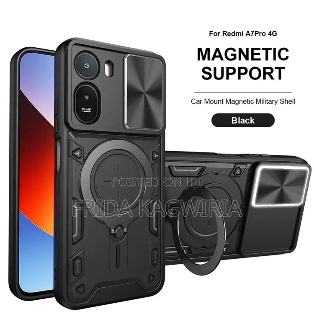 Redmi A7 Pro Hard Cover With Magnetic Stand