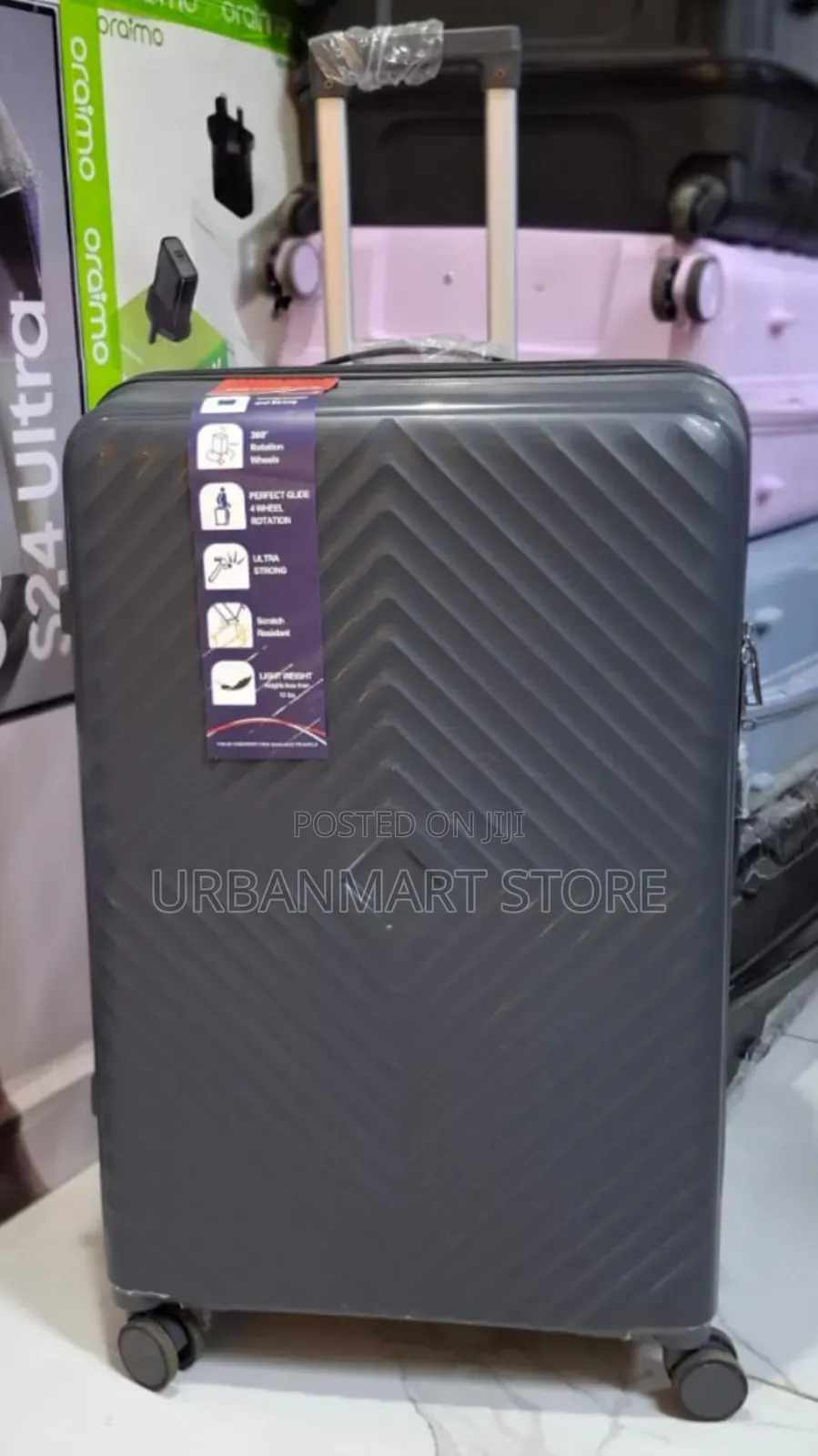 Brand New 72CM Extra Large Rubber Suitcase – Single Piece