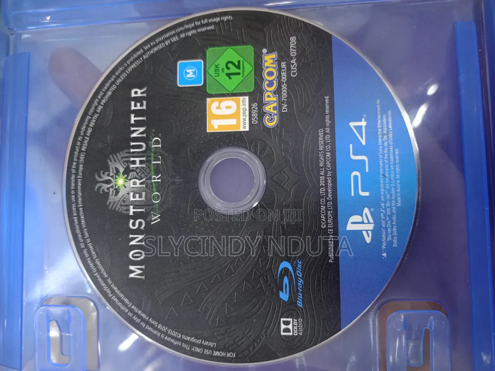Used Ps4 Monster Hunter World