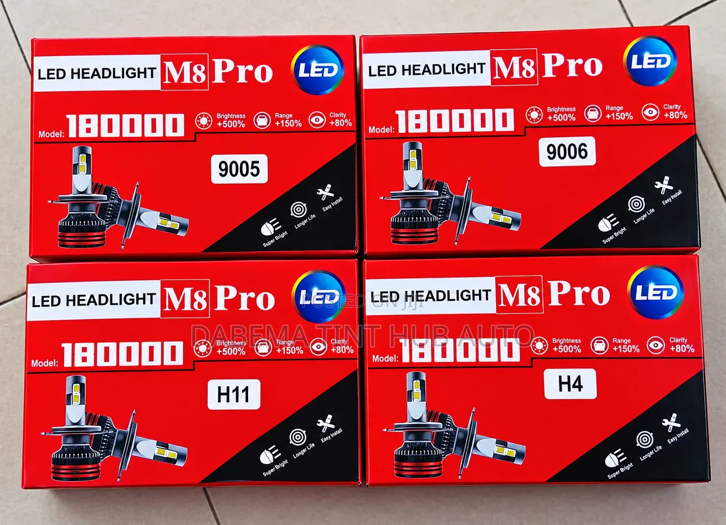 M8 Pro LED Headlight Bulbs