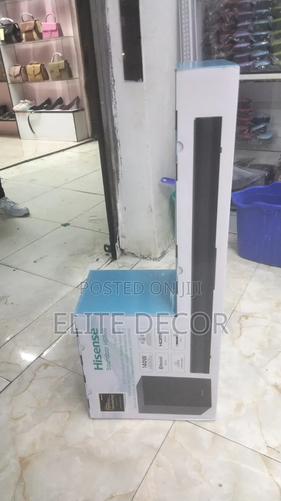 Hisense HS1800 140W 2.1CH Soundbar – Wireless Subwoofer