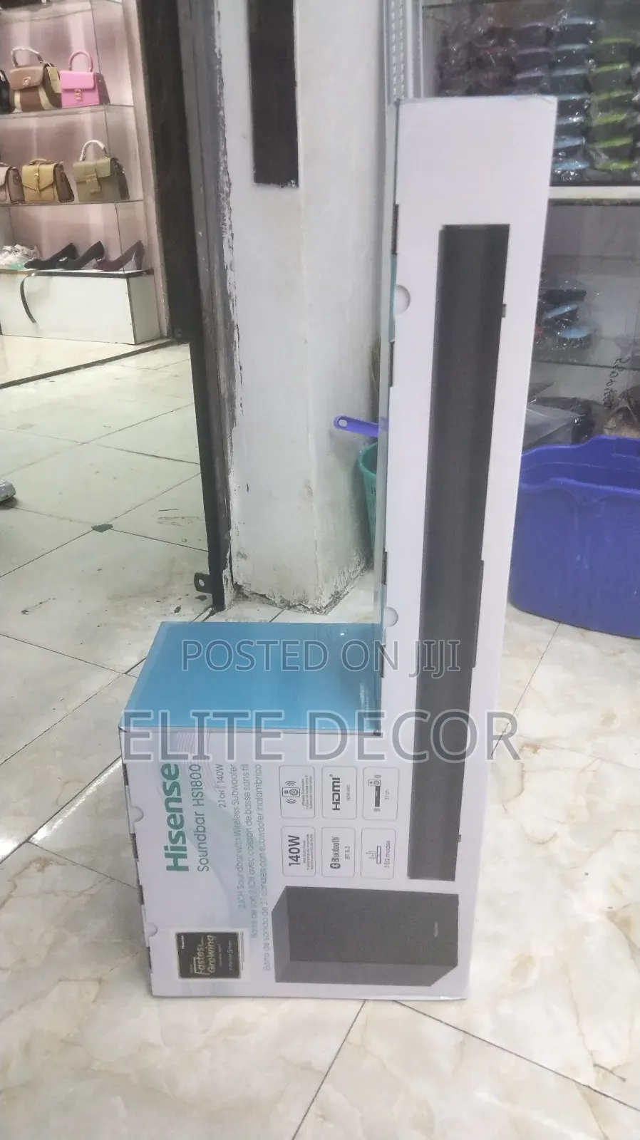 Hisense HS1800 140W 2.1CH Soundbar – Wireless Subwoofer