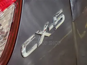 CX_5 Glossy Chrome Finish Plastic Rear Emblem Badge