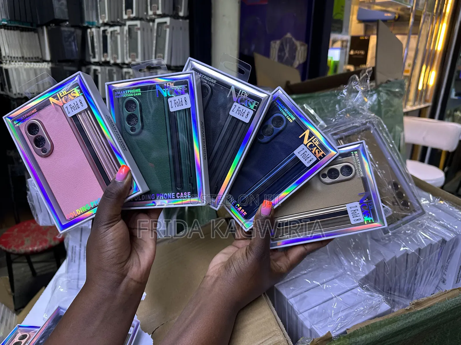 Samsung Galaxy Fold 8 Case With Screen and Hinge Protector and Pen