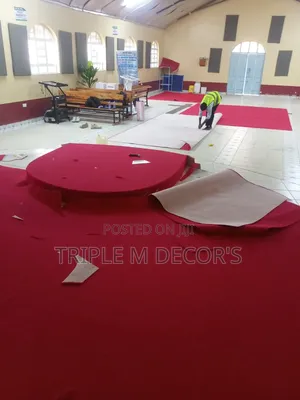 Extra Strength 4mm Delta Red Church Altar Carpet
