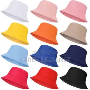 Bucket Hats Available in Different Colors.