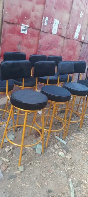 Modern Velvet Bar Stool Chairs – Strong Metal Frame