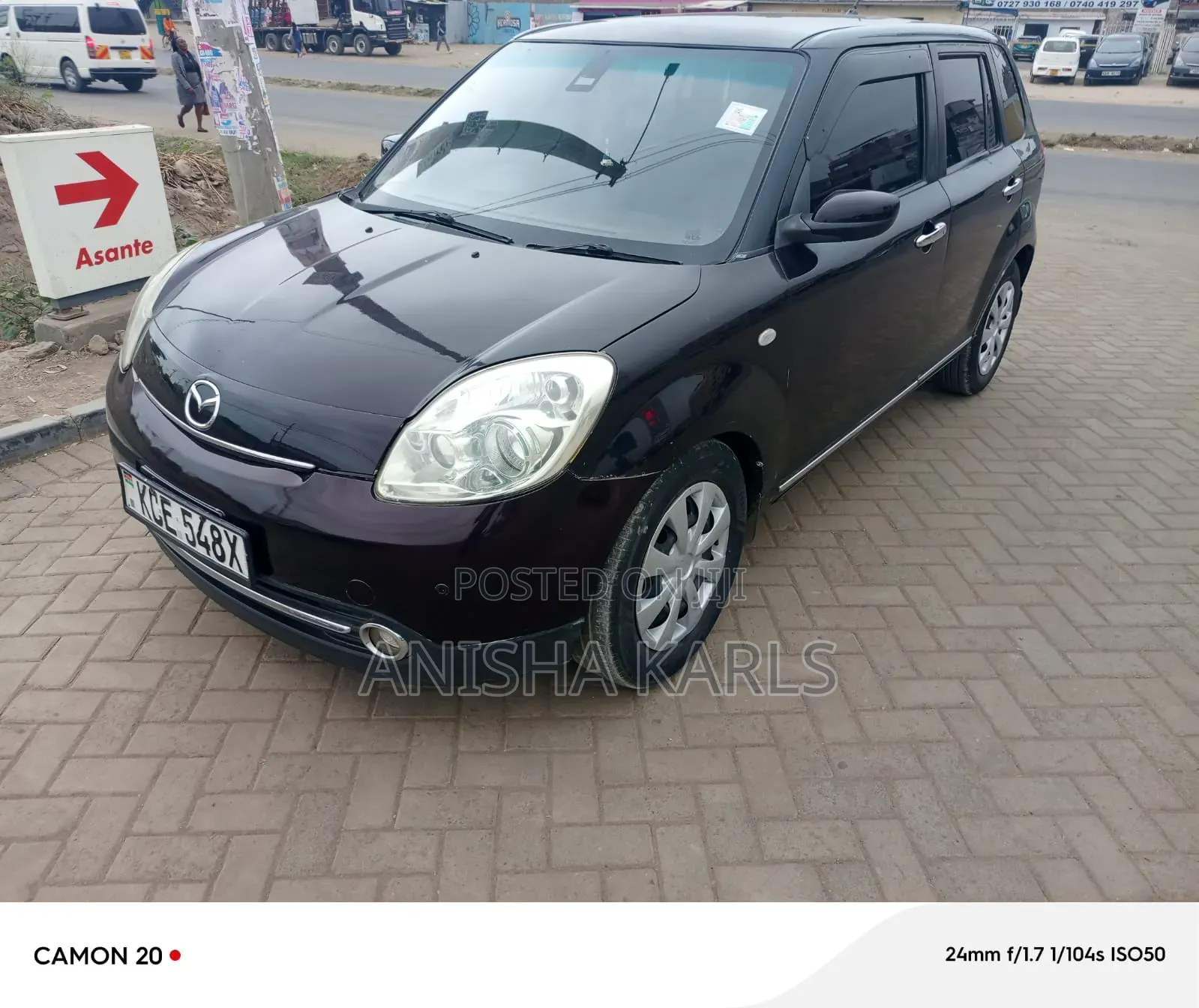 Mazda Verisa 2008 Black