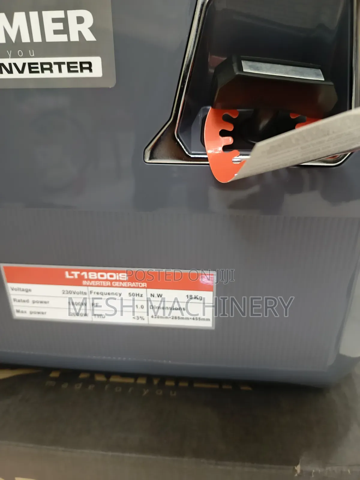 Premier LT1800iS 1.8kw/2kw Gasoline Inverter Generator