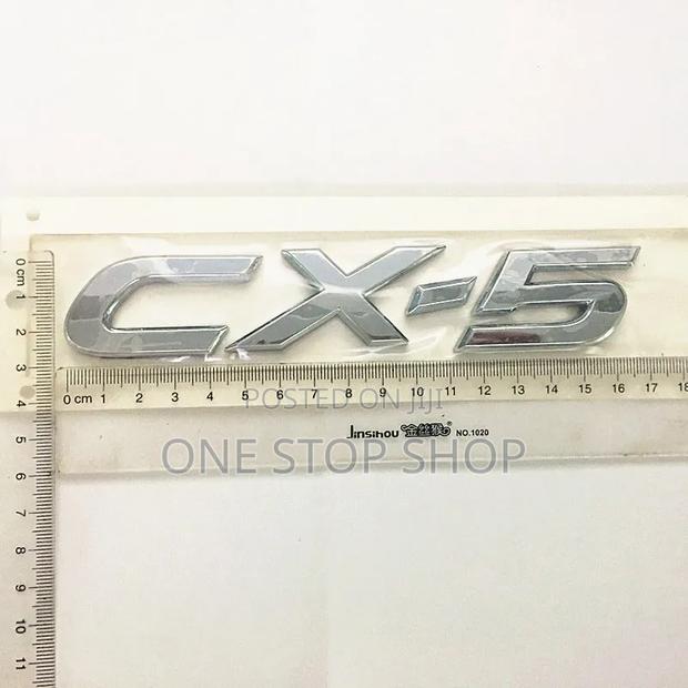 3D Metallic CX_5 Trunk Emblem Sticker