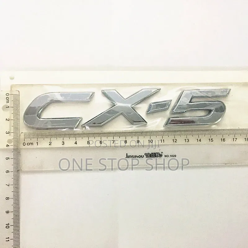 3D Metallic CX_5 Trunk Emblem Sticker