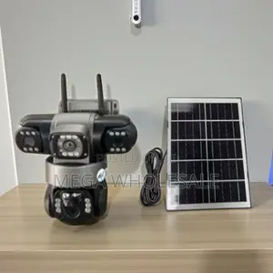 Outdoor Security Live View 20MP 4G PTZ Triple Lens Solar Cameras