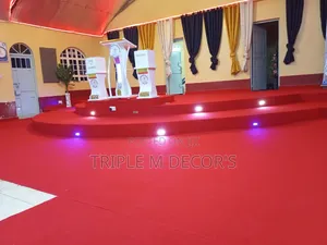 High Quality Red Delta 4mm Carpet for Church Stage