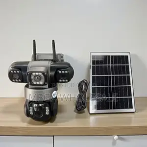 V380 Pro App Instant Alerts 20MP 4G PTZ Triple Lens Solar Cameras