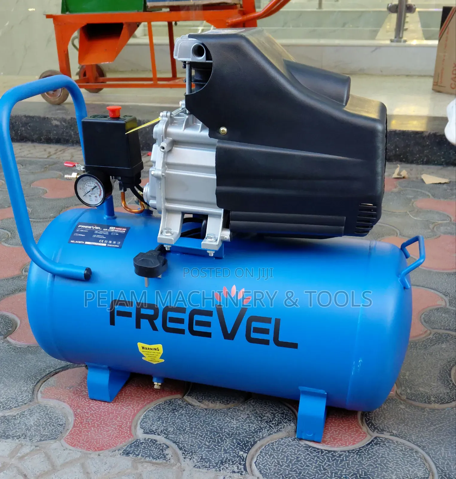 Freevel 50L Direct Electric Compressor With 2hp Aluminium Head