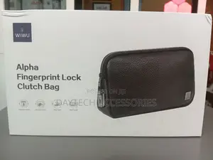 Wiwu Alpha Fingerprint Lock Clutch Travel Bag.