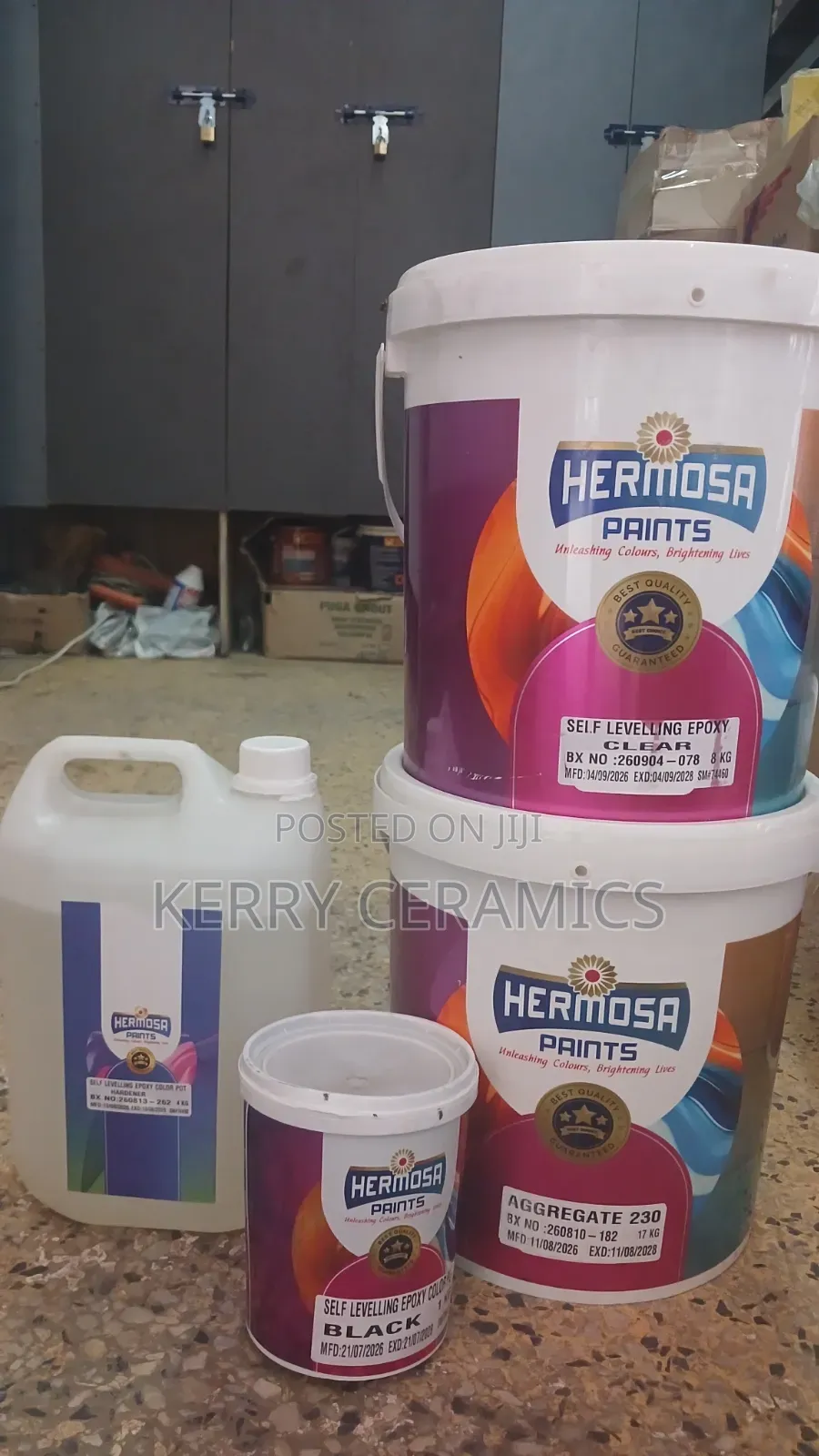 Epoxy Self Levelling Interior Concrete.