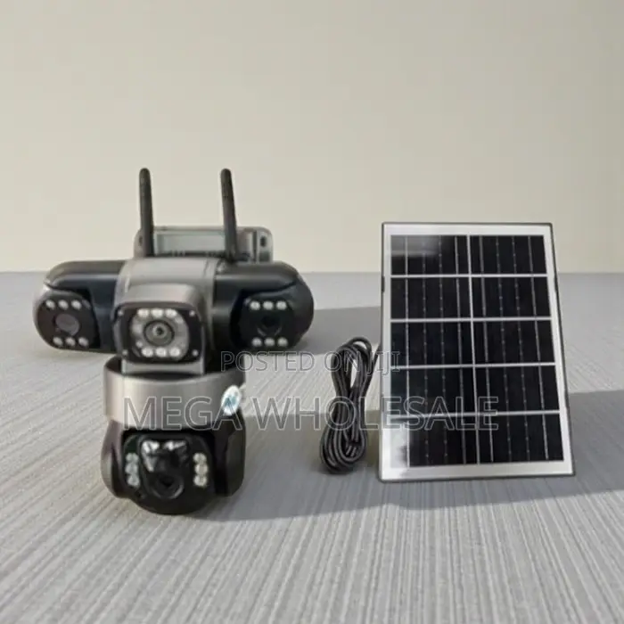 V380 Pro App Remote Control 20MP 4G PTZ Triple Lens Solar Cameras