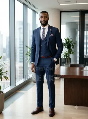 Dark Blue Suit 3pc