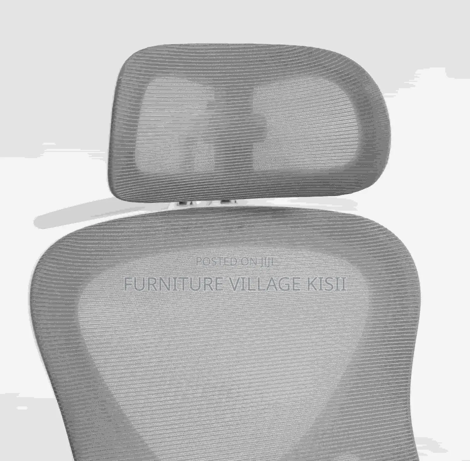 Office Chair;Gray Ergonomic High Back Orthopedic Headrest Chair