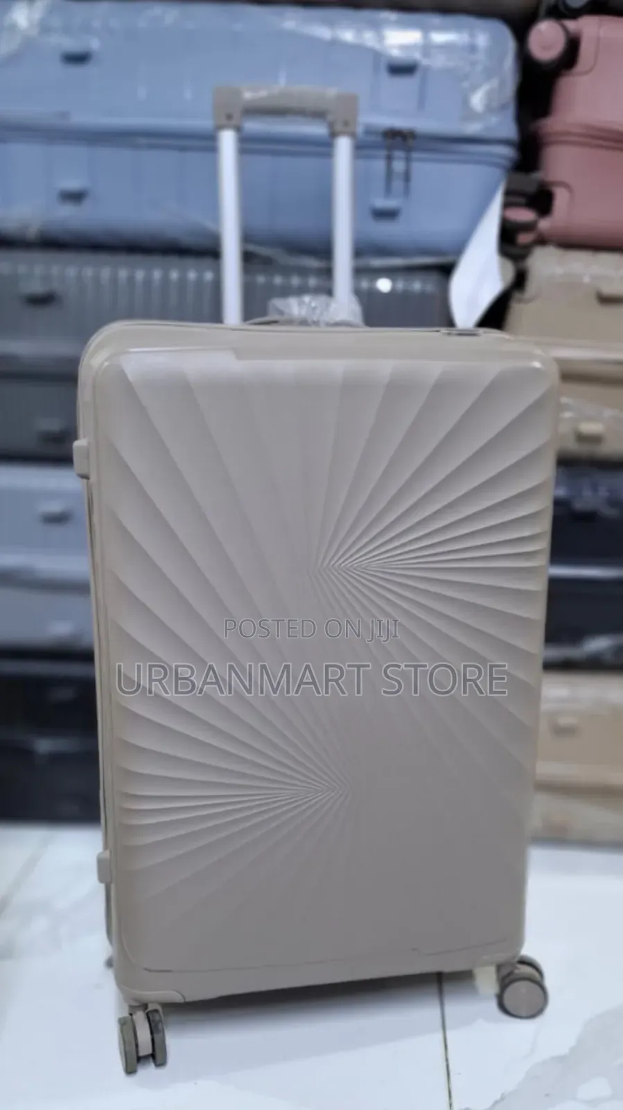 Extra Large 72CM Rubber Suitcase for Travel
