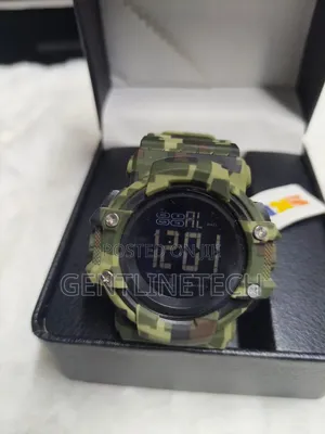 Skmei Green Camouflage Watch