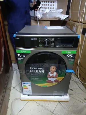 10KG Syinix Front Load Washing Machine – 15 Min Quick Wash