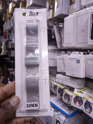 20MM Stainless Steel Mesh Watch Strap - Silver