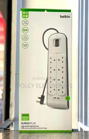 Belkin Surge Plus [USB Surge Protector|8 Outlets