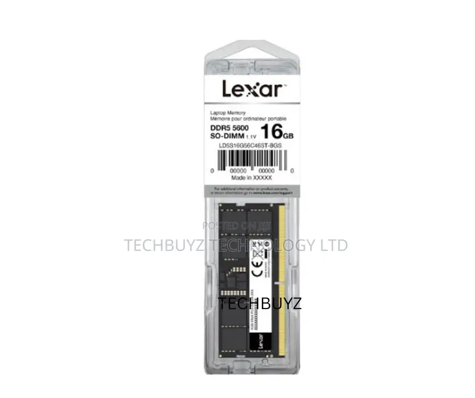 Lexar Laptop RAM DDR5 16GB 5600