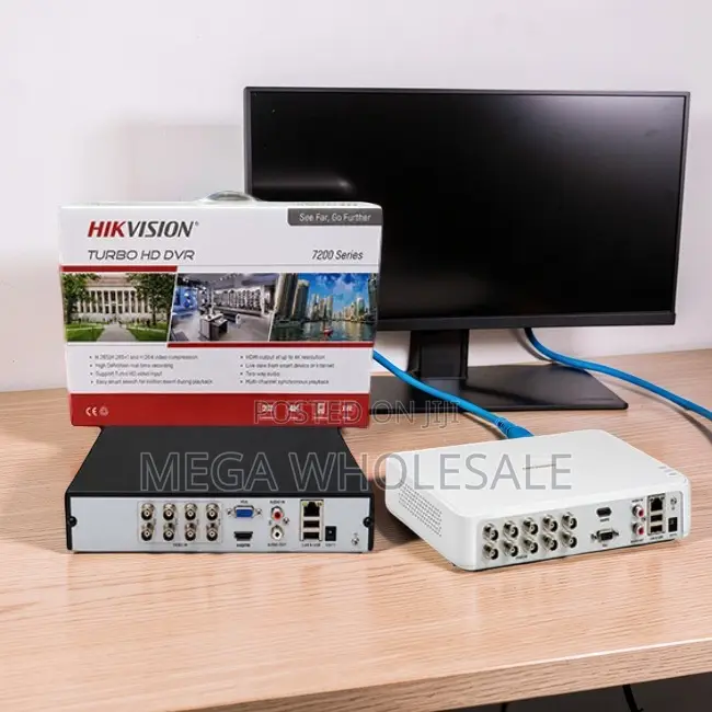 Clear Video Hikvision 4 Channel, 8 Channel Upto 1080P DVR Machine.