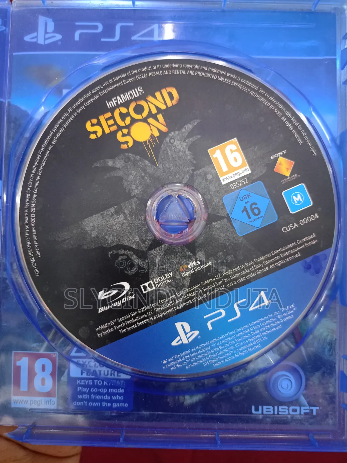 Used Ps4 Infamous Second Son