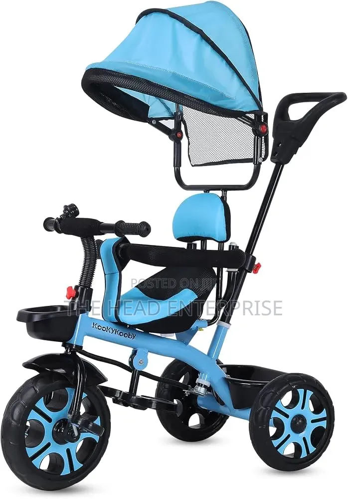 Canopied Tricycle With Handle Best Priced for Toddlers