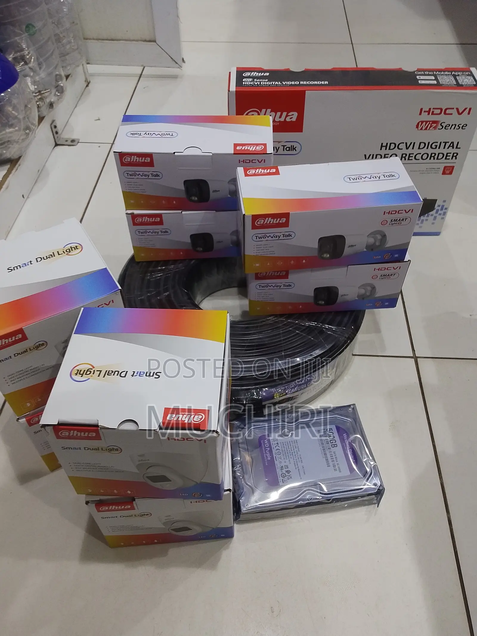 Dahua 8 Channels CCTV Kit With 8 Cameras Dome/Bullet Colorvu