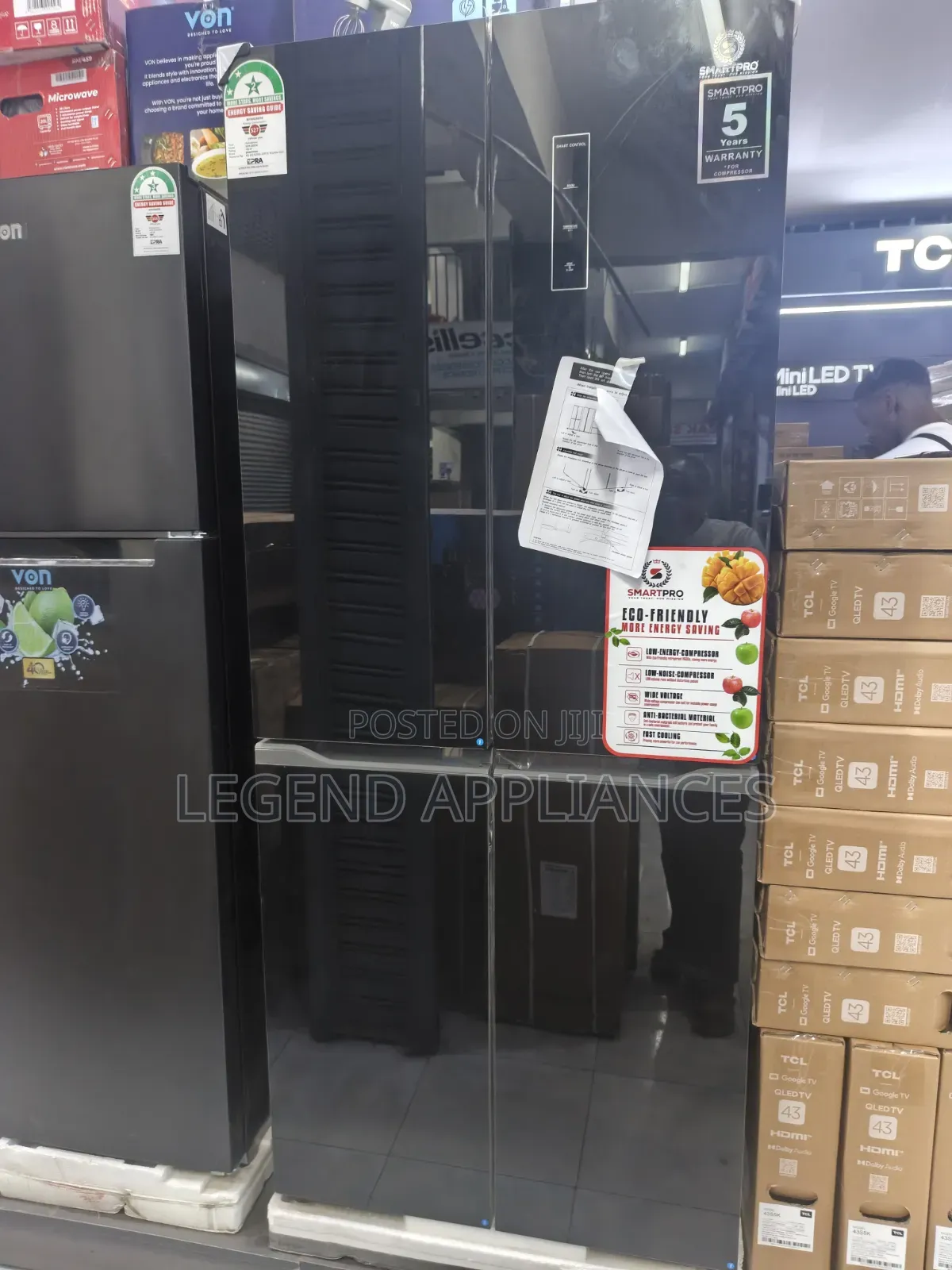 5years Warranty Smartpro Refrigerator With 4 Doors
