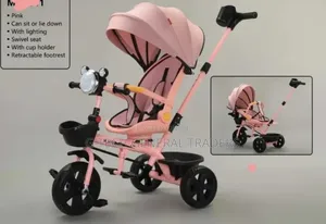 *Multi-Function Children's Tricycle Stroller With a Swivel Seat/Canopy