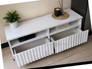 Imported Executive TV Stand With Shelves Cabinet