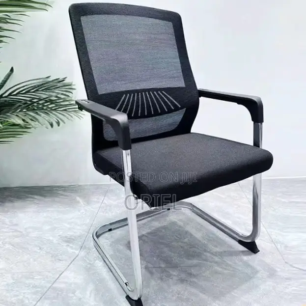 Visitor Mesh Waiting Chair : Ergonomic Visitor Waiting Seat