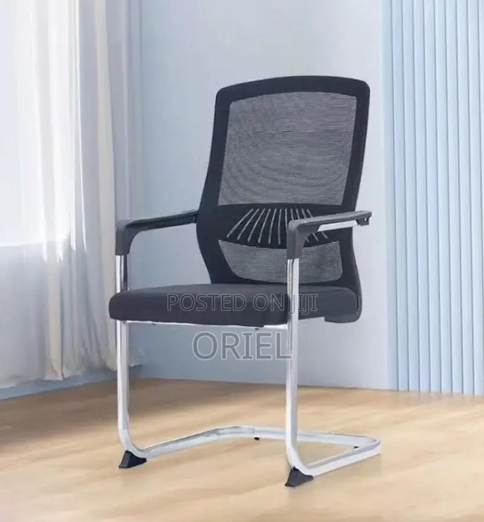Visitor Mesh Waiting Chair : Ergonomic Visitor Waiting Seat