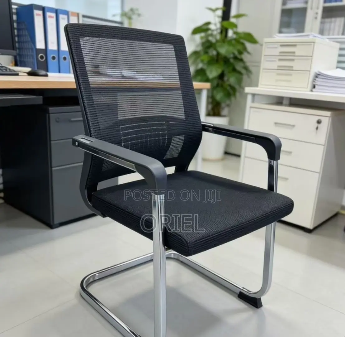 Visitor Mesh Waiting Chair : Ergonomic Visitor Waiting Seat