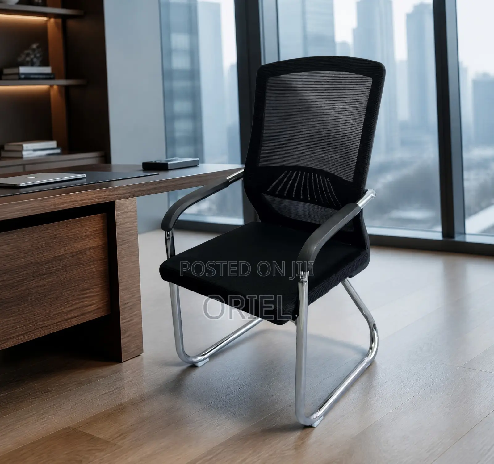 Visitor Mesh Waiting Chair : Ergonomic Visitor Waiting Seat