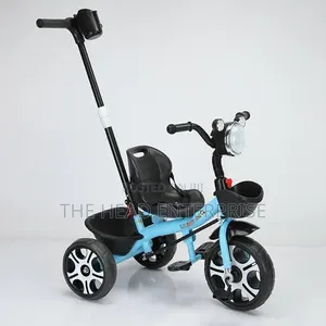 Best Priced Kids Tricycle With a Push Handle Blue Brand New
