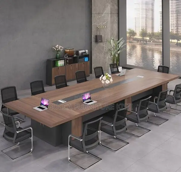 3m (12 Seater) Hardwood Modern Meeting Table