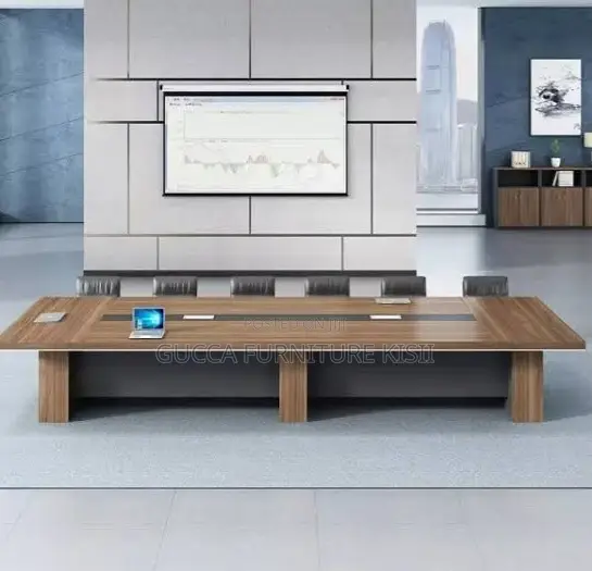 3m (12 Seater) Hardwood Modern Meeting Table