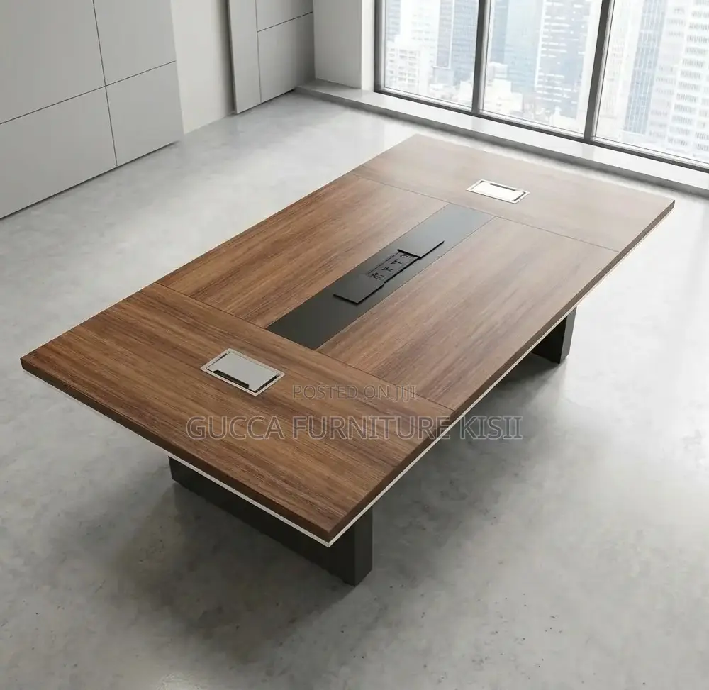 3m (12 Seater) Hardwood Modern Meeting Table