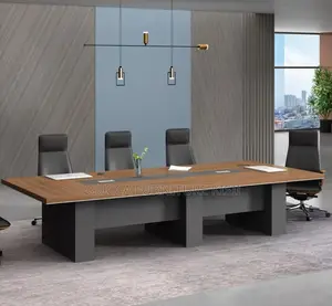 3m (12 Seater) Hardwood Modern Meeting Table
