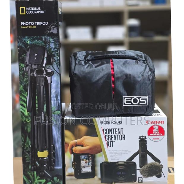 Canon R50v Content Creator Kit ■free Canon Bag ■free 3way Tripod